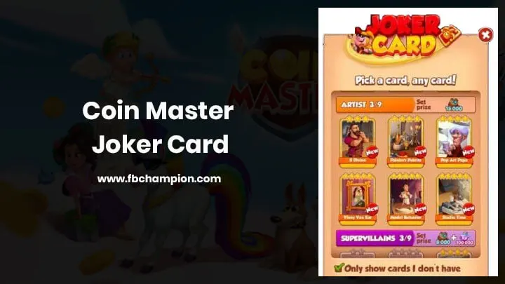 Coin Master Joker Card