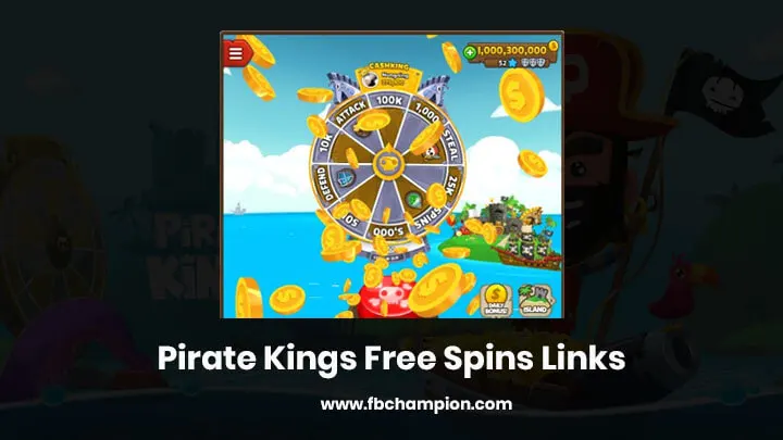 Pirate Kings Free Spins Links